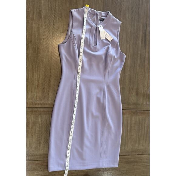 NWT White House Black Market Light Purple Keyhole Sheath Dress Size 8 NEW $160 - Picture 9 of 13